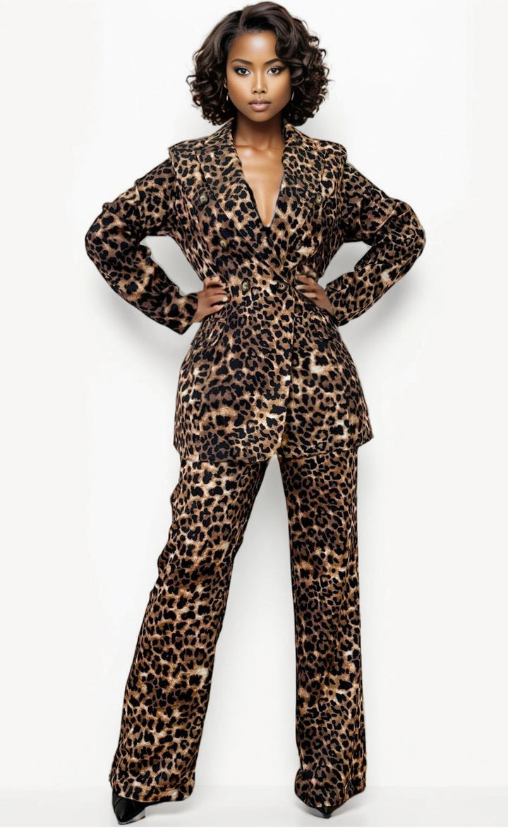 Leopard Luxe Suit