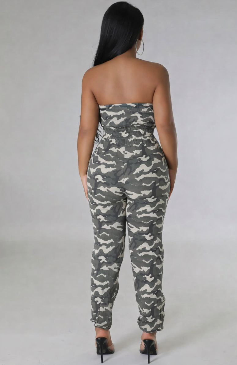 Attention Kadet Camo Jumpsuit