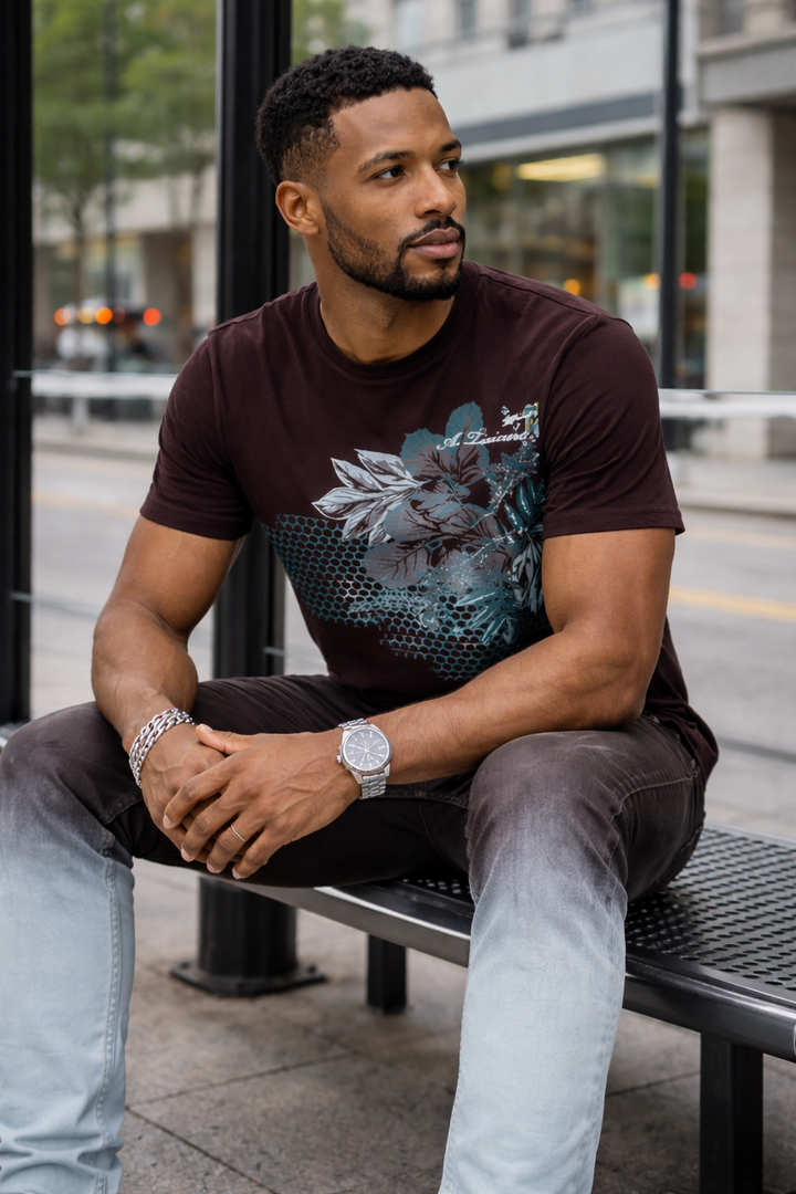 AT Josue Mahogony Tee