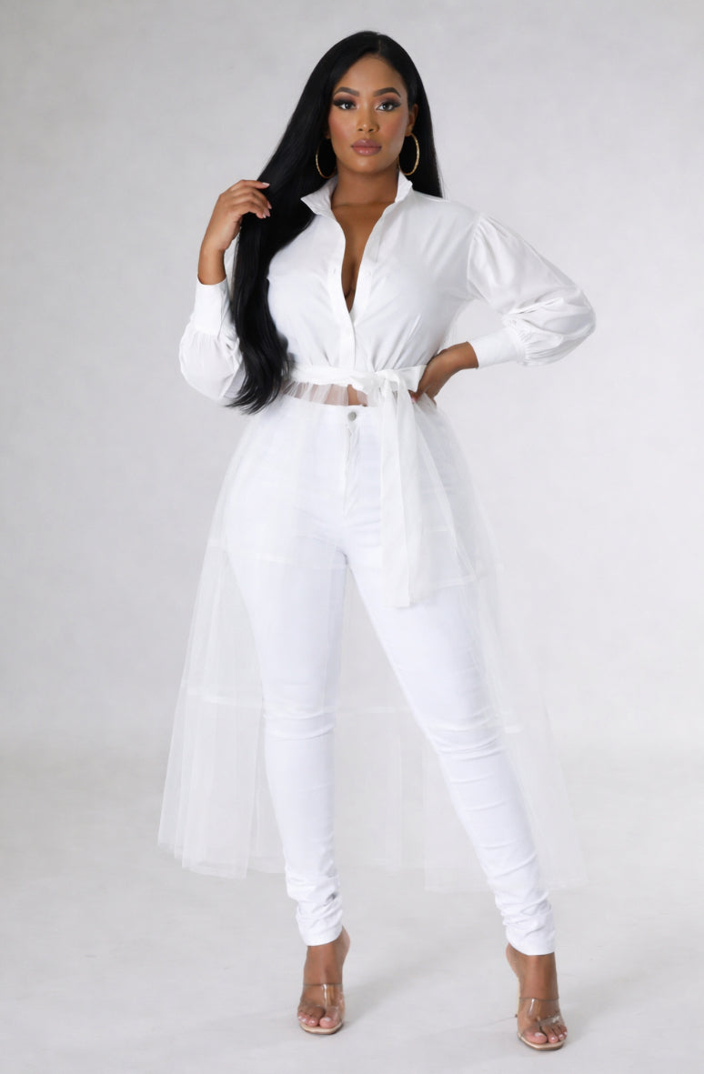 Heavenly Sheer (White)