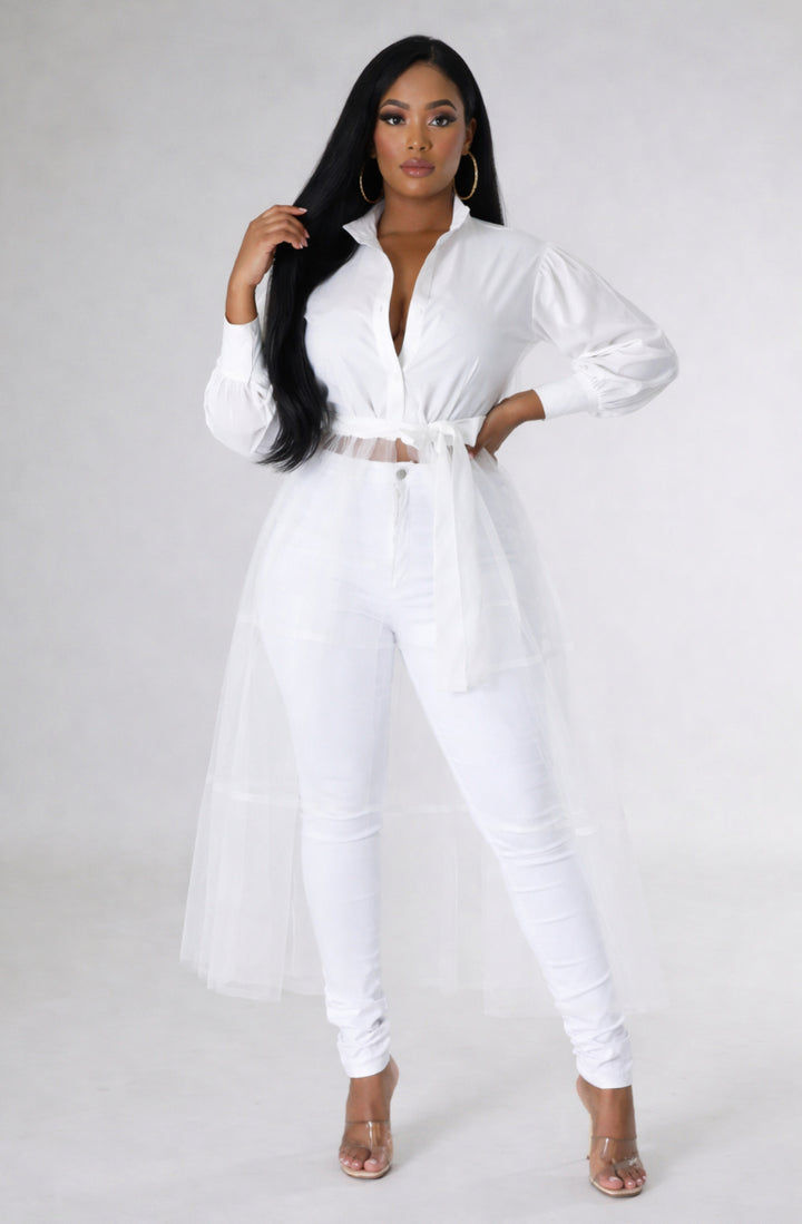 Heavenly Sheer (White)