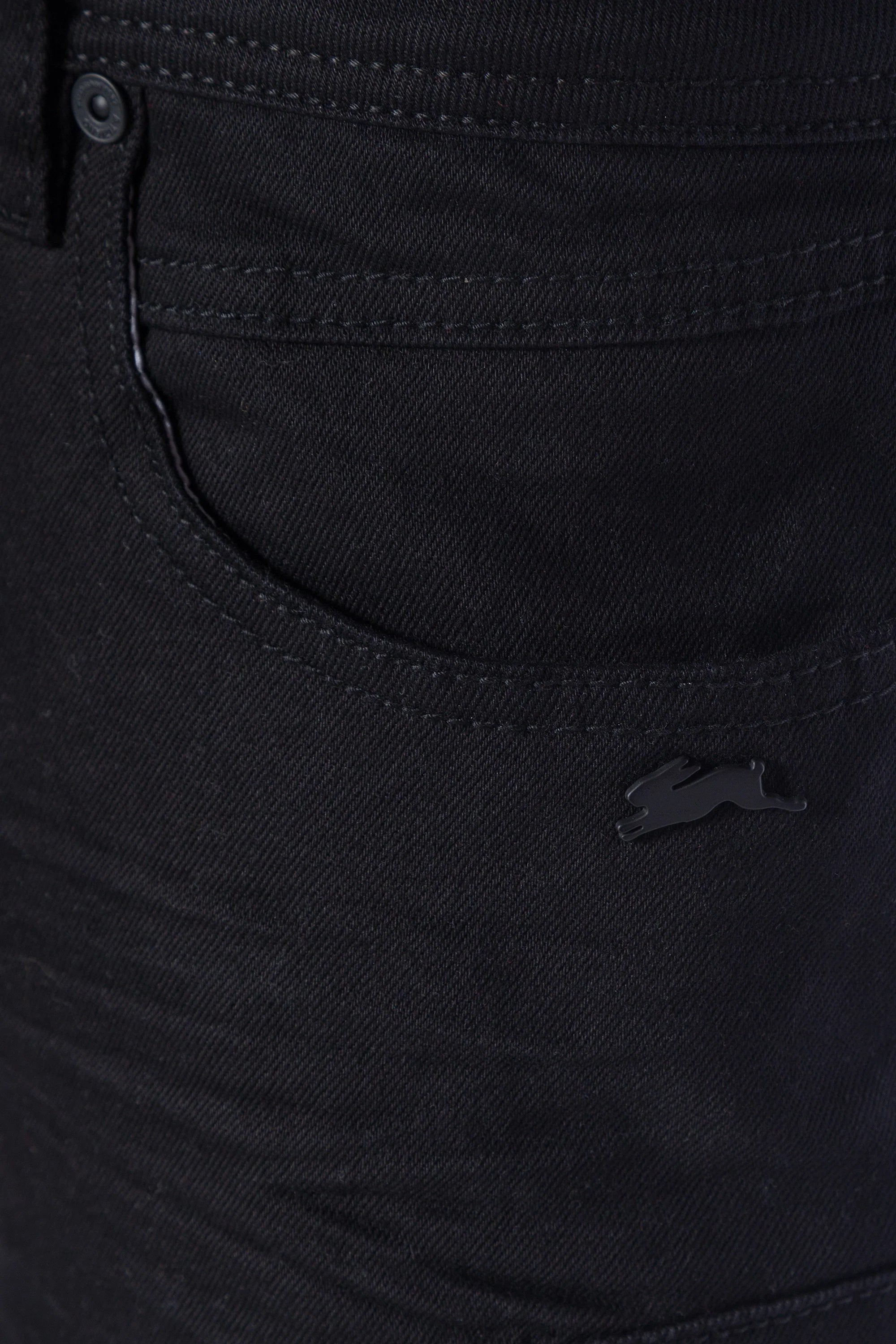 AT Duke | Men's Black Twill Jeans