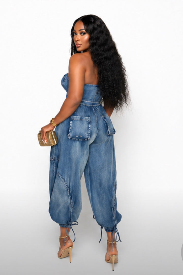 Puff n Strings Jumpsuit
