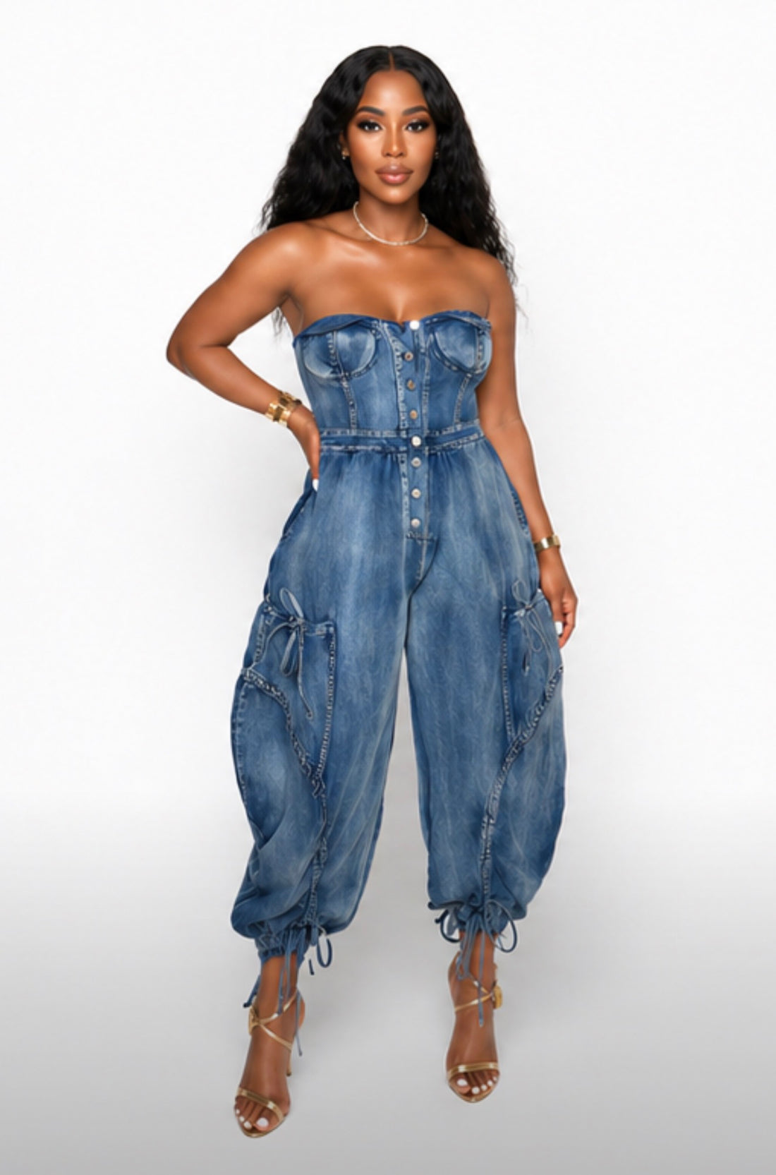 Puff n Strings Jumpsuit
