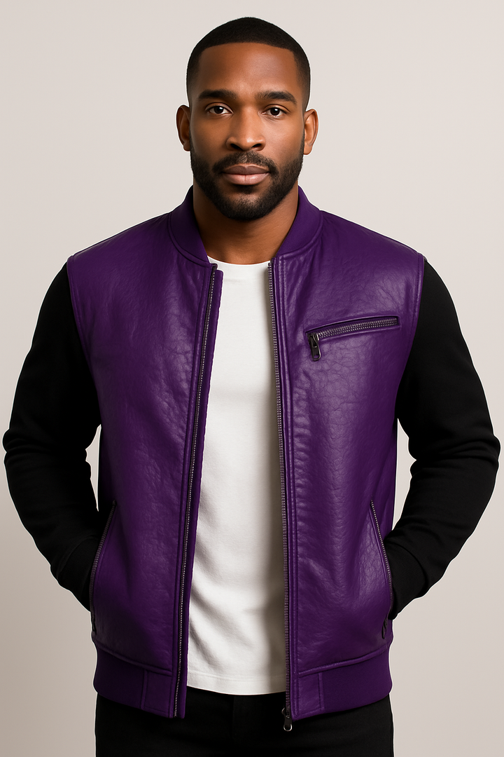 AT Truett | Knit Bomber Jacket