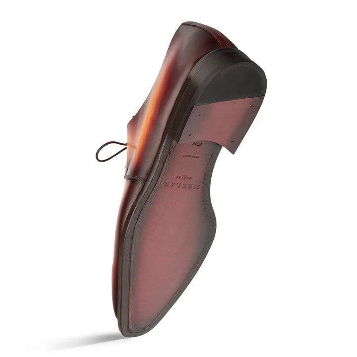Mezlan Principe Patina Leather Derby